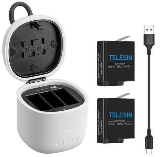 Комплект зарядного устройства TELESIN для камеры Allin Box Camera фото