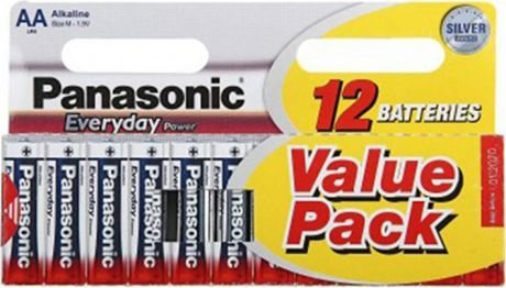 Батарейки Panasonic LR03REE/12BW AAA щелочные Everyday Power multi pack в блистере 12шт фото