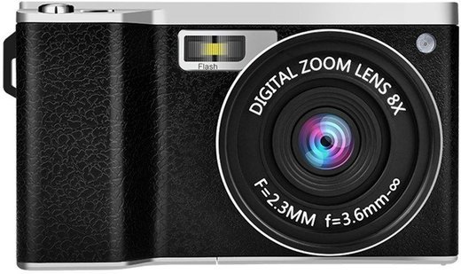 Цифровая камера 4,0- дюймовый IPS сенсорный 4K Full HD, черный фото