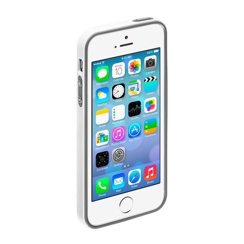 Чехол для iPhone 5/5s бампер белый Deppa фото