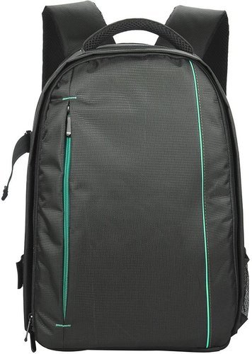 Рюкзак для фотокамеры износостойкий, черный, зелёный фото