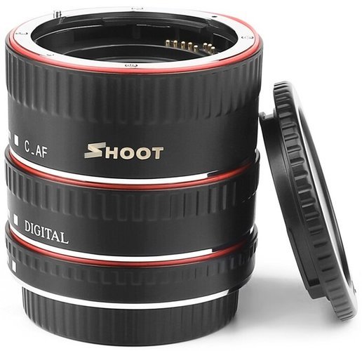 Набор удлинительных колец SHOOT XT-364 Auto Focus AF 13 мм 21М 31 мм для Canon EF EF-S Canon EOS DSLR фото