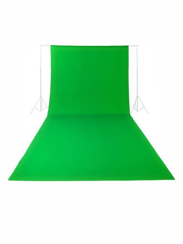 Фон муслиновый Raylab BC01 3*6м зеленый хромакей фото