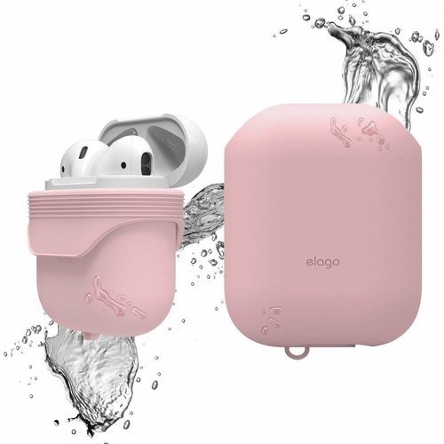 Чехол Elago Waterproof case для AirPods (EAPWF-BA), светло розовый фото