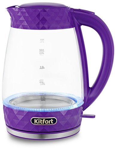 Чайник Kitfort КТ-6123-1 фиолетовый фото