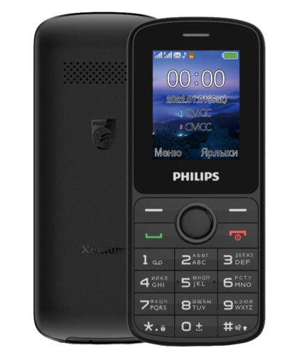 Мобильный телефон Philips Xenium E2101 Черный фото