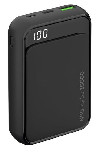 Внешний аккумулятор Deppa NRG Turbo Compact 10000 mah QC 3.0, Power Delivery 18W, черный фото