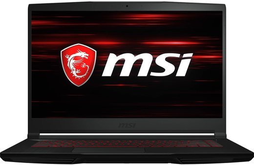 Ноутбук MSI GF63 Thin 9SCSR-1499XRU (I5 9300H 2400MHz/15.6"/1920x1080/8GB/512GB SSD/NVIDIA GeForce GTX 1650 Ti Max-Q 4GB/DOS) черный фото