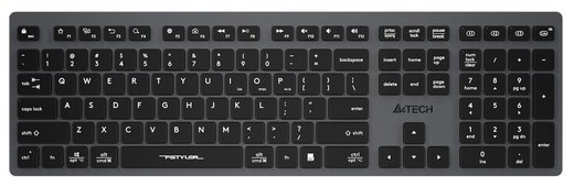 Беспроводная клавиатура A4Tech Fstyler FBX50C, серый фото