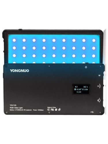 Накамерный свет светодиодный Yongnuo YN135 RGB фото