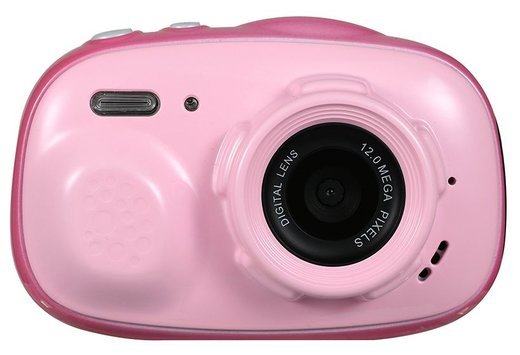 Детский цифровой фотоаппарат Oukitel Q1, водонепроницаемый, розовый фото