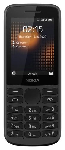 Мобильный телефон Nokia 215 4G Dual Sim Черный фото