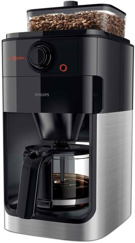 Кофеварка капельная Philips HD7767 1000Вт черный/стальной фото