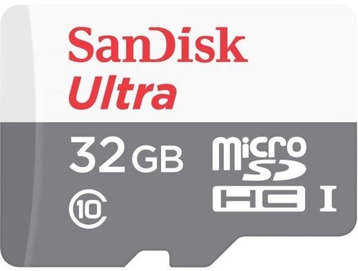 Карта памяти SanDisk microSDHC Ultra Class 10 UHS-I U1 (100/10MB/s) 32GB + ADP фото
