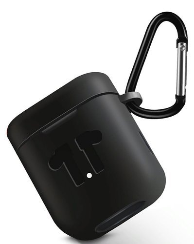 Защитный силиконовый чехол для Xiaomi Air TWS, черный фото