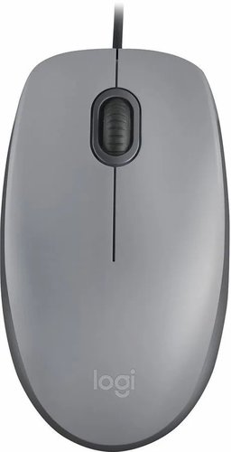 Мышь Logitech M110 Silent, серый фото