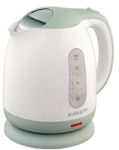 Чайник Scarlett SC-EK18P55 1.7л. 2200Вт белый/ментол (пластик) фото
