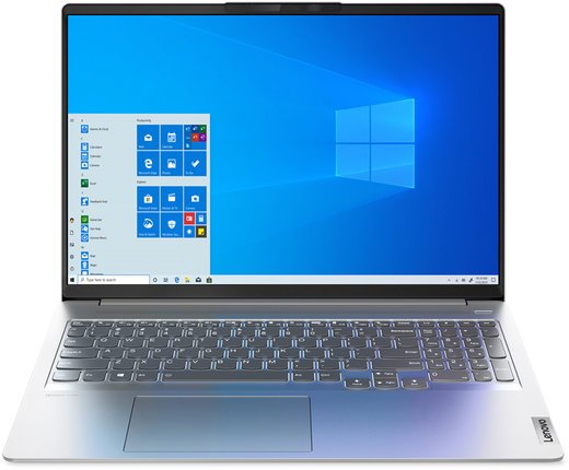 Ноутбук Lenovo IdeaPad 5 Pro 16IHU6 (Core i5 i5-11300H 3100MHz/16"/2560x1600/16Gb/SSD 512Gb/MX450 2Gb/noOS) серый фото