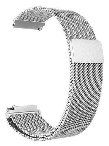 Ремешок Bakeey для часов Samsung Galaxy Watch Active, нержавеющая сталь, серебро фото