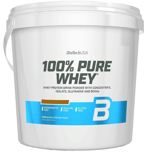 Протеин BioTechUSA 100% Pure Whey (4000 г), Бурбонская ваниль фото