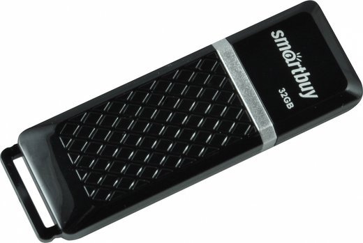 Флеш-накопитель Smartbuy Quartz USB 2.0 32GB, черный фото