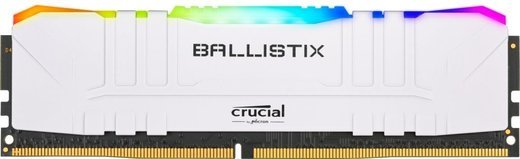 Память оперативная DDR4 16Gb Crucial Ballistix White CL16 DIMM PC25600 3200Mhz, BL16G32C16U4WL фото