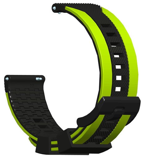 Силиконовый ремешок для часов Bakeey для Huawei GT2/GT/Amazfit GTR, черный+зеленый фото