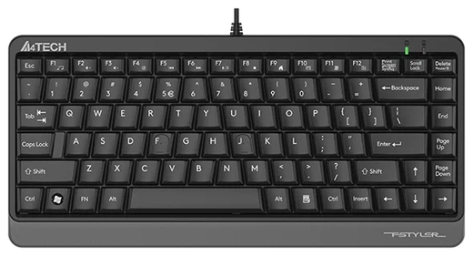 Клавиатура A4Tech Fstyler FKS11, черный/серый фото