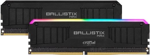 Память оперативная DDR4 16Gb (2x8Gb) Crucial Ballistix MAX RGB Gaming 4000MHz (BLM2K8G40C18U4BL) фото
