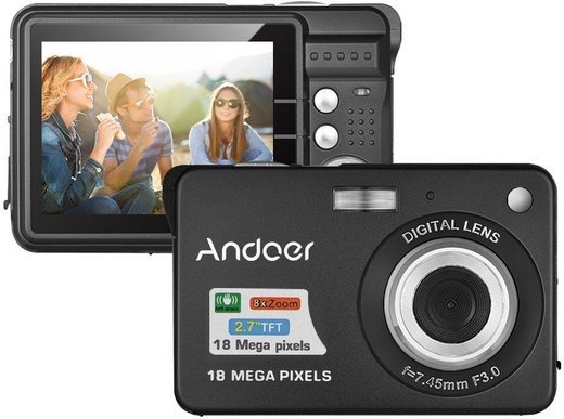 Цифровая камера Andoer 18M 720P HD, черный фото