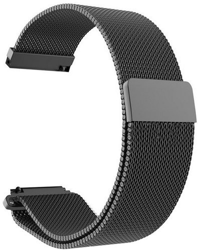 Ремешок сетчатый металлический 20мм для Amazfit GTR42мм/ GTS/ Bip/ Bip Lite, черный фото