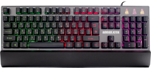Проводная игровая клавиатура Annihilator GK-013 RU,RGB подсветка фото