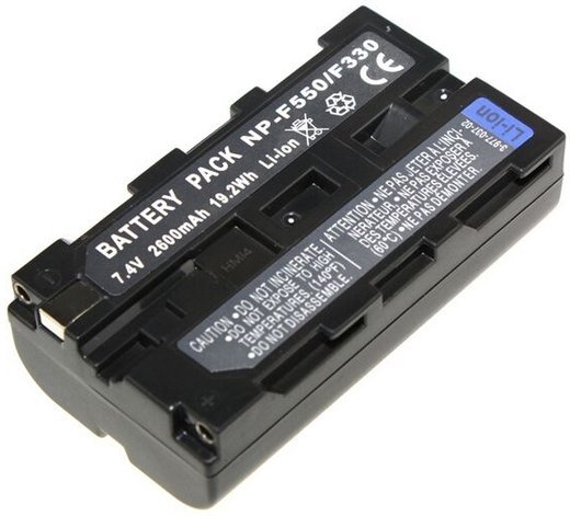 Аккумулятор FST NP-F550 2600mAh 7,4В для видеосвета фото