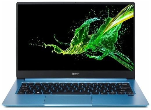 Ноутбук Acer Swift 3 SF314-57-735H (Intel Core i7 1065G7 1300MHz/14"/1920x1080/16GB/1TB SSD/Intel Iris Plus Graphics/Wi-Fi/Bluetooth/Win 10), голубой фото