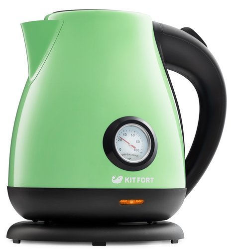 Чайник электрический Kitfort KT-642-6 светло-зеленый фото