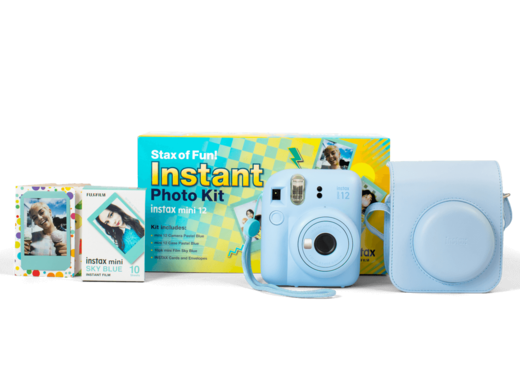 Моментальная фотокамера Fujifilm Instax Mini 12 Stax of Fun Instant Photo Kit Pastel Blue фото