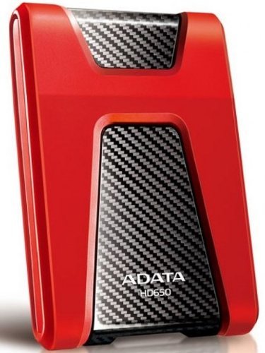 Внешний жесткий диск A-Data USB 3.1 2Tb AHD650-2TU31-CRD HD650 DashDrive Durable 2.5" красный фото