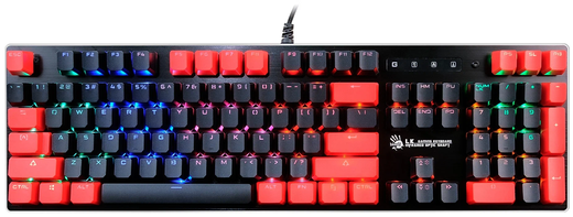 Механическая клавиатура A4Tech Bloody B820N, черный/красный фото