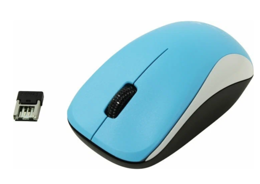 Беспроводная мышь Genius NX-7000, голубый фото