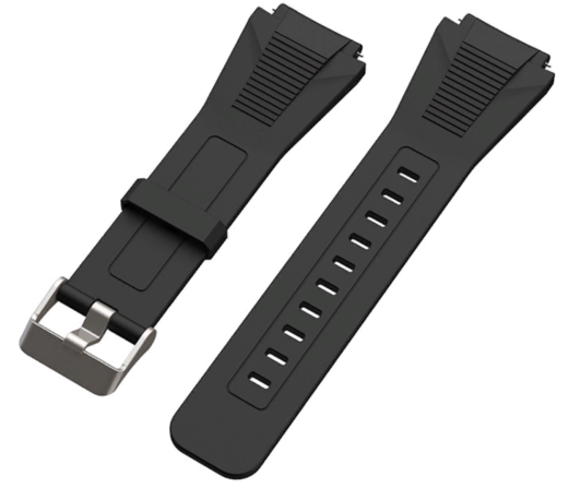 Силиконовый ремешок для часов Bakeey для Amazfit GTR 47mm/Huawei Watch GT 2 46mm, черный, 22 мм фото