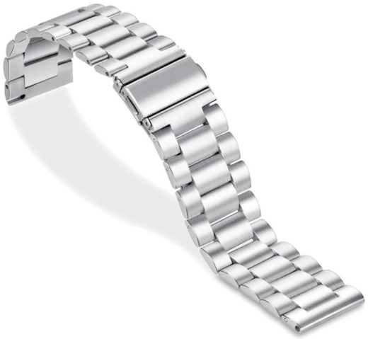 Ремешок Bakeey для часов Huawei GT 2 46mm, нержавеющая сталь, серебро, 22 мм фото