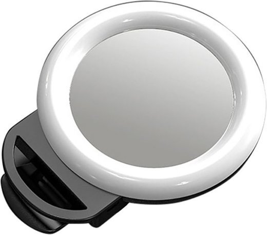 Кольцевая лампа Мини RGB с зеркалом, черный фото