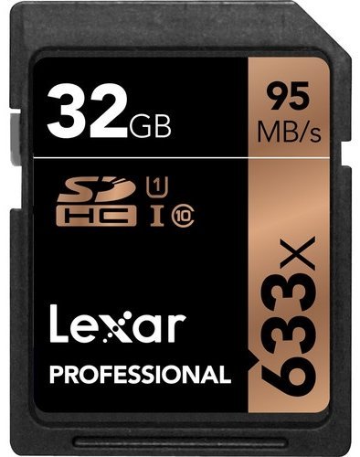 Карта памяти Lexar SDHC Professional 633x Class 10 UHS-I U1 (95/10MB/s) 32GB фото