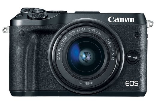 Беззеркальный фотоаппарат Canon EOS M6 kit EF-M 15-45mm f/3.5-6.3 IS STM черный фото