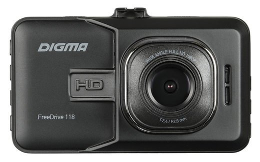 Видеорегистратор Digma FreeDrive 118 черный 1.3Mpix 1080x1920 1080p 150гр. JL5112 фото