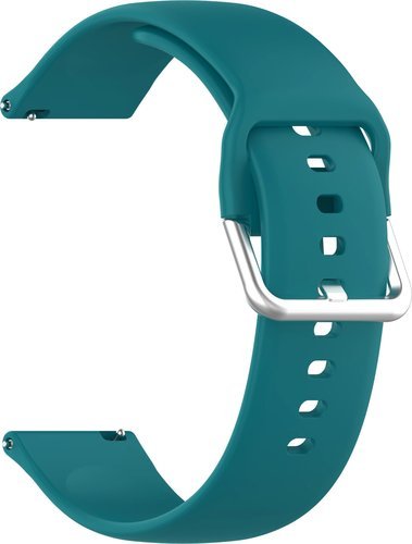 Мягкий силиконовый ремешок Bakeey для умных часов Samsung Galaxy Watch 3/ Haylou Solar LS0/ Amazfit GTR 22 мм, L, темно-зеленый фото