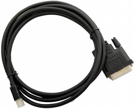 Кабель Buro Mini DisplayPort (m) - DVI-D (m) 2м. Gold фото