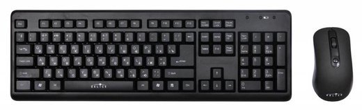 Беспроводной комплект Оклик 270M (Клавиатура+мышь), черный фото