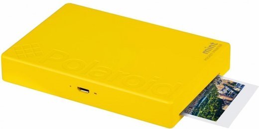 Карманный принтер Polaroid Mint, желтый фото