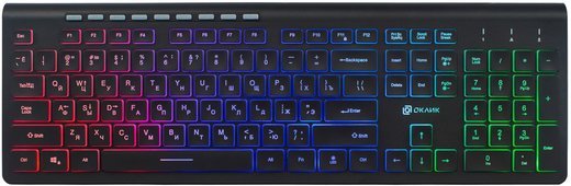 Клавиатура Оклик 490ML, черный фото